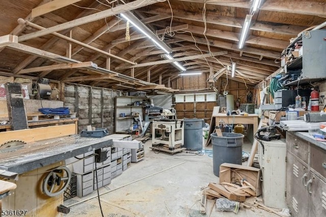 90 Libertyville Rd, Wantage Twp, NJ 07461 - garage with a workshop area