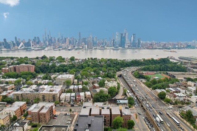 3315 Pleasant Ave Unit 314, Union City, NJ 07087 - aerial view of a major roadway, skyline, and a large body of water