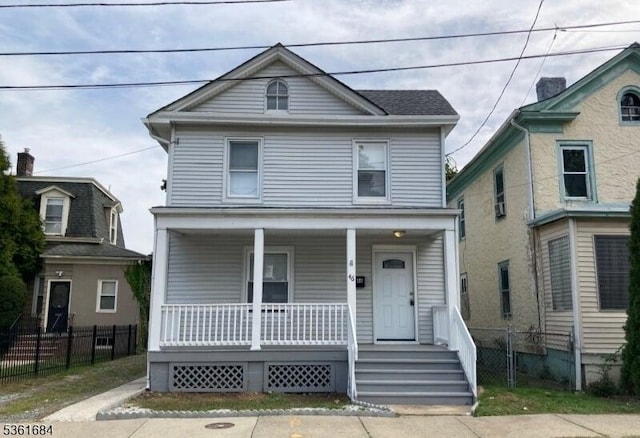 46 Harmony St, North Plainfield Boro, NJ 07060 - view of front of property featuring a porch