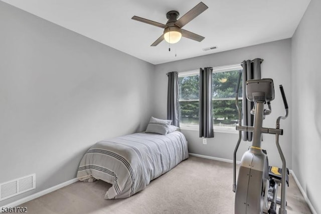 11 Wesley Rd, Hillsborough Twp, NJ 08844 - carpeted bedroom featuring baseboards and a ceiling fan