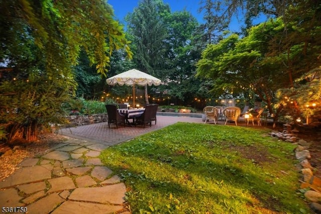 27 Fairway Dr, West Orange Twp, NJ 07052 - view of yard featuring a patio area
