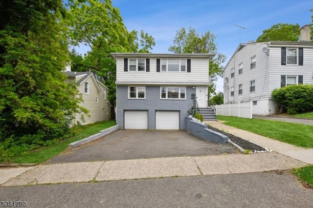 121 3rd St, South Orange Village Twp, NJ 07079 - view of front of property featuring driveway and a garage