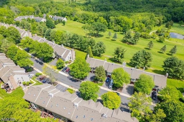 20 Pinehurst Dr, Washington Twp, NJ 07882 - aerial view of residential area with a forest and a large body of water