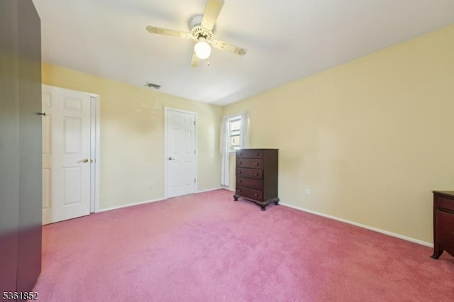 578 Winchester Ave, Union Twp, NJ 07083 - unfurnished bedroom with carpet flooring, baseboards, and ceiling fan