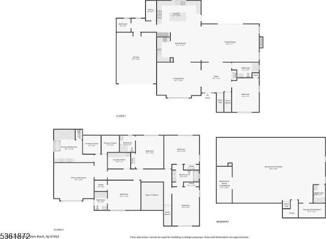 107 Rutland Rd, Glen Rock Boro, NJ 07452 - home floor plan