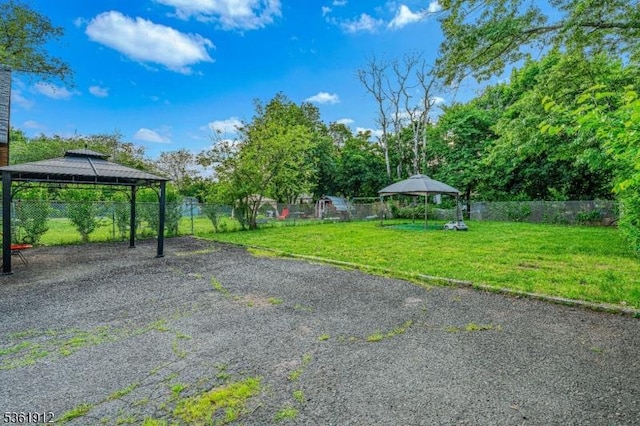 391 Lewis St, Franklin Twp, NJ 08873 - view of yard with a gazebo