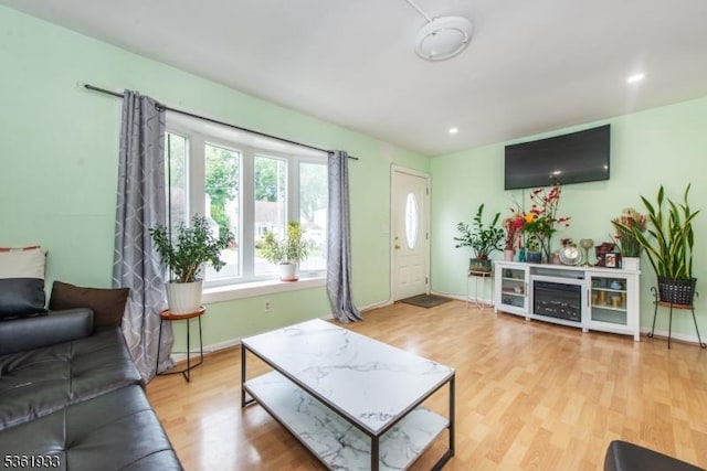 30 Filbert Ln, Union Twp, NJ 07083 - living room featuring wood finished floors and baseboards