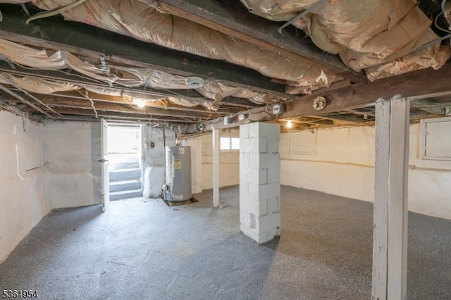 6 Lionel Pl, Hanover Twp, NJ 07981 - below grade area with gas water heater
