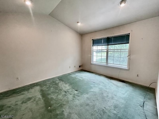 55 Weatherhill Rd, Hamburg Boro, NJ 07419 - carpeted empty room with lofted ceiling and baseboards