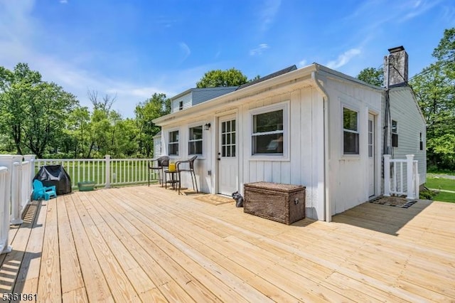 172 Ferry Rd, Delaware Twp, NJ 08822 - view of wooden terrace