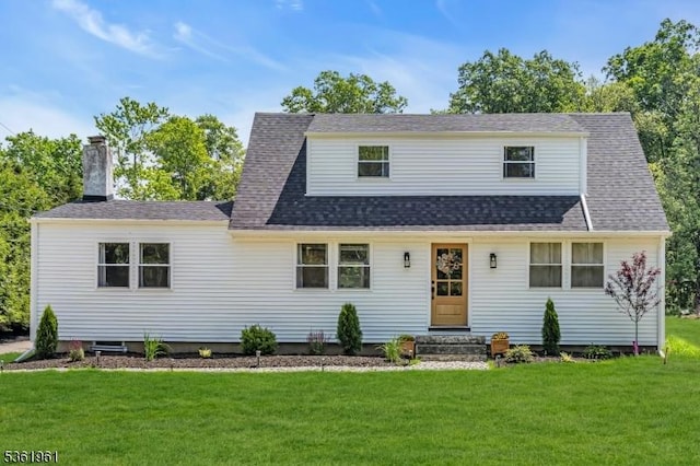 172 Ferry Rd, Delaware Twp, NJ 08822 - view of front of house featuring a front yard and a chimney