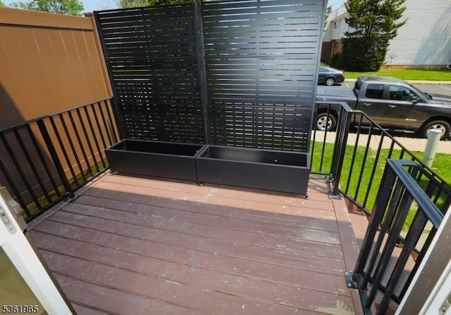 914 Merritt Dr Unit E, Hillsborough Twp, NJ 08844 - view of wooden deck