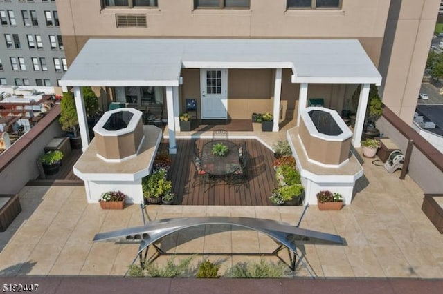 111 Mulberry St Unit Sky, Newark City, NJ 07102 - view of patio / terrace