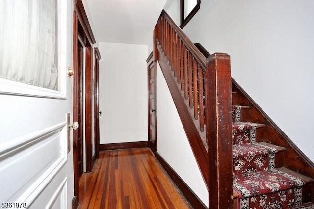 267 Hoover Ave, Bloomfield Twp, NJ 07003 - stairs featuring wood finished floors