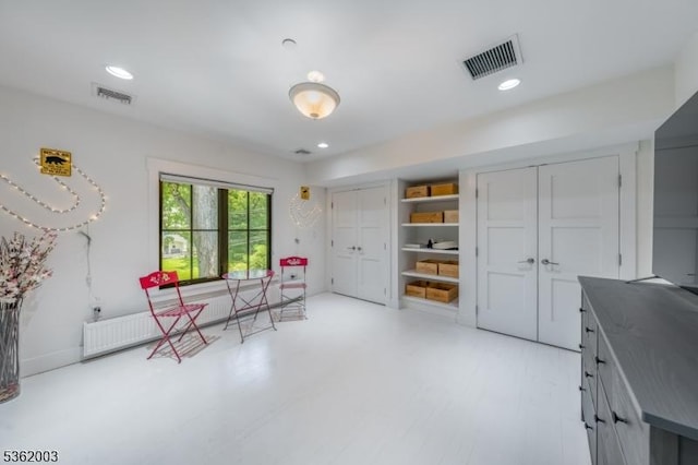 60 Fernwood Rd, Summit City, NJ 07901 - sitting room with radiator heating unit and recessed lighting