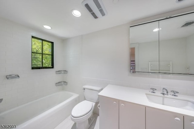 60 Fernwood Rd, Summit City, NJ 07901 - full bath with toilet, vanity, and recessed lighting