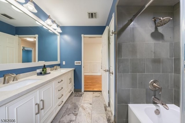 5 Mariner Dr, Randolph Twp, NJ 07869 - full bathroom with double vanity and shower / washtub combination
