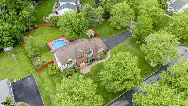 5 Mariner Dr, Randolph Twp, NJ 07869 - aerial view of a pool area