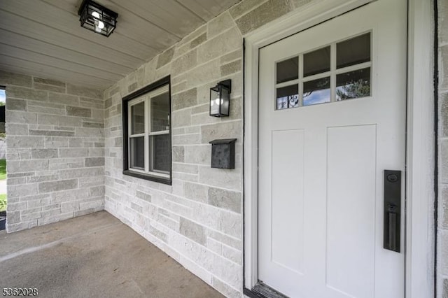 144 Elm St, Rockaway Twp, NJ 07801 - property entrance featuring a porch