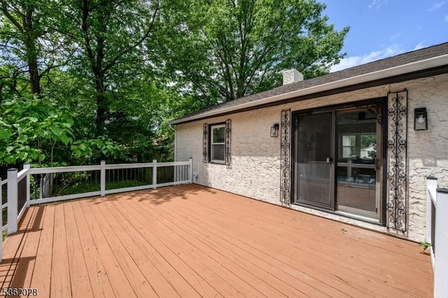 144 Elm St, Rockaway Twp, NJ 07801 - view of wooden terrace