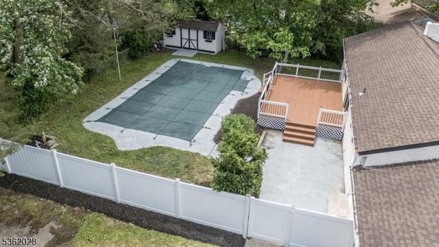 144 Elm St, Rockaway Twp, NJ 07801 - aerial view of property and surrounding area