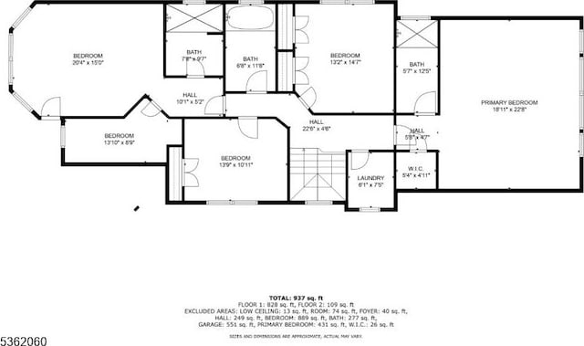 1537 Franklin St, Clark Twp, NJ 07066 - home floor plan
