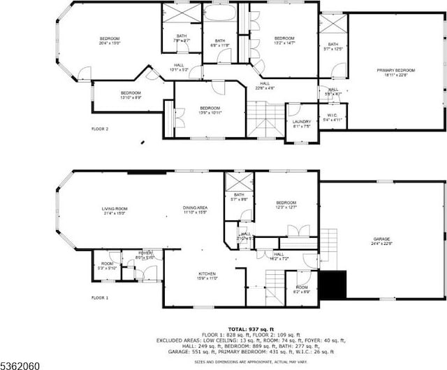 1537 Franklin St, Clark Twp, NJ 07066 - room layout