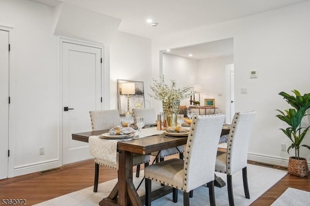 701 High St, Cranford Twp, NJ 07016 - dining area with wood finished floors and recessed lighting