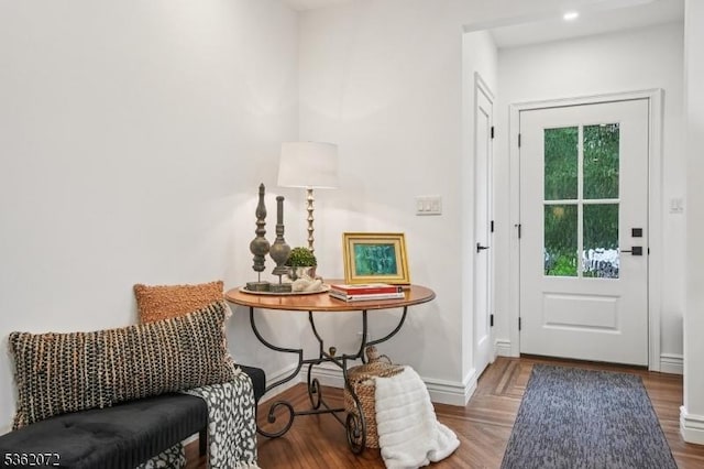 701 High St, Cranford Twp, NJ 07016 - entrance foyer featuring baseboards and wood finished floors