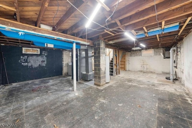 1236 Mayfair Dr, Rahway City, NJ 07065 - unfinished basement with stairs