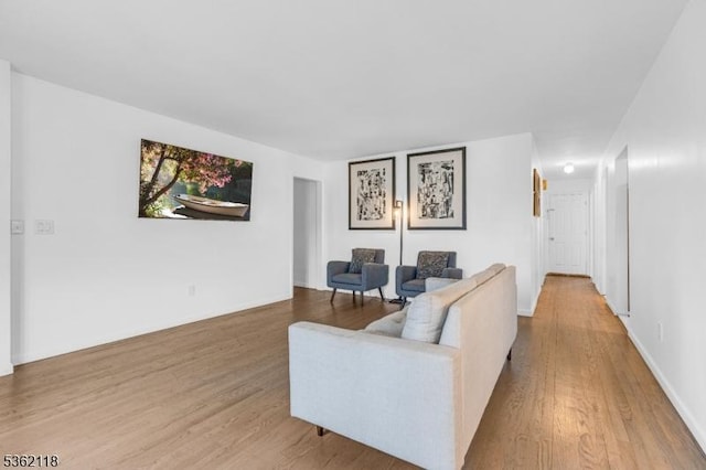 1105 Essex Ave Unit 2, Linden City, NJ 07036 - living area featuring wood finished floors and baseboards