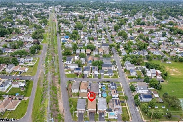 1105 Essex Ave Unit 2, Linden City, NJ 07036 - aerial view of property's location with nearby suburban area