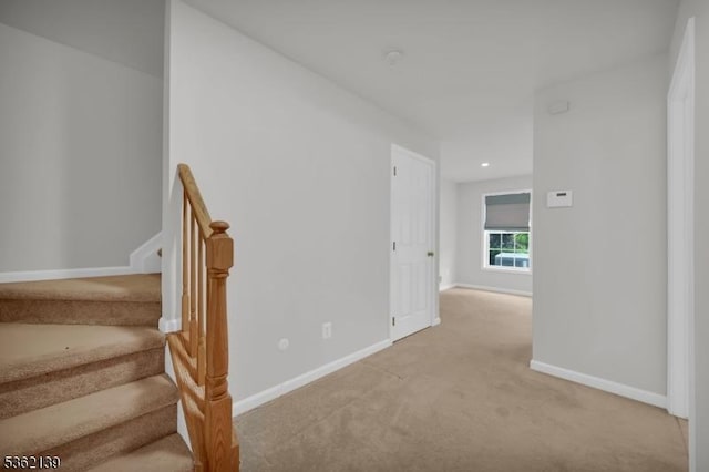 231 Swathmore Dr, Nutley Twp, NJ 07110 - stairs with carpet and recessed lighting
