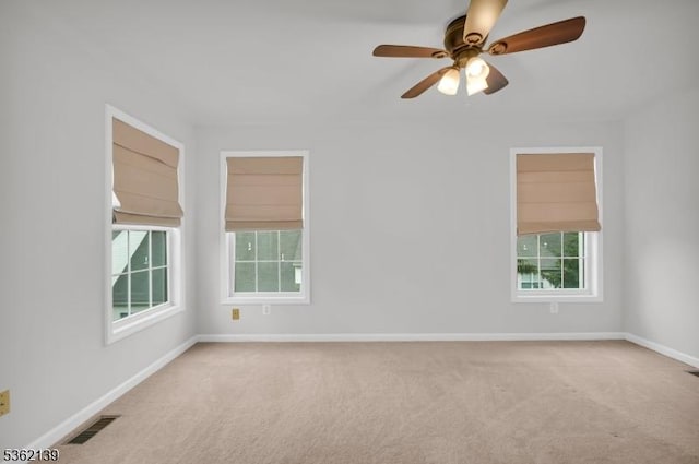 231 Swathmore Dr, Nutley Twp, NJ 07110 - carpeted empty room featuring baseboards and a ceiling fan