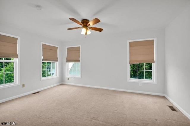 231 Swathmore Dr, Nutley Twp, NJ 07110 - empty room with carpet flooring, ceiling fan, and a smoke detector
