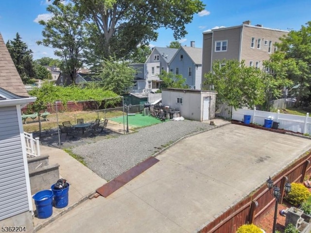 280 Highland Ave Unit 3, Kearny Town, NJ 07032 - view of patio featuring a residential view