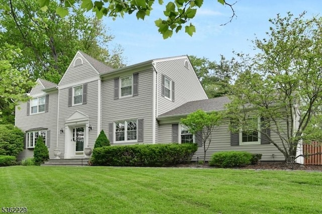 48 Kahdena Rd, Morris Twp, NJ 07960 - view of front of home with a front yard