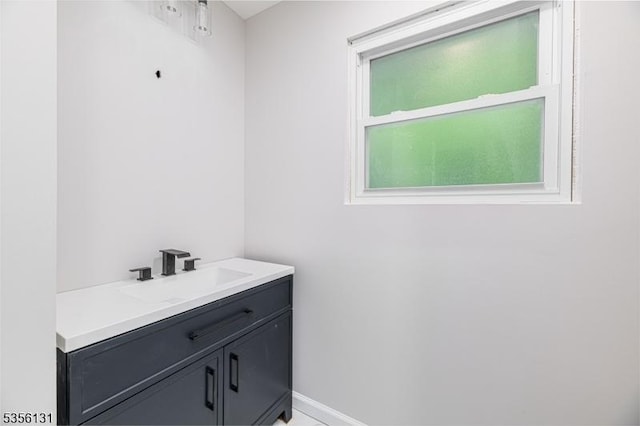 10 Maple Dr, Vernon Twp, NJ 07461 - bathroom featuring vanity and baseboards