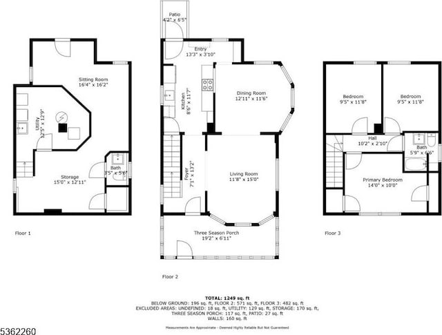 179 W Fairview Ave, South Orange Village Twp, NJ 07079 - view of room layout