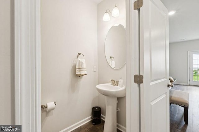 51 Peregrine Way, Burlington Twp, NJ 08016 - bathroom with wood finished floors and baseboards