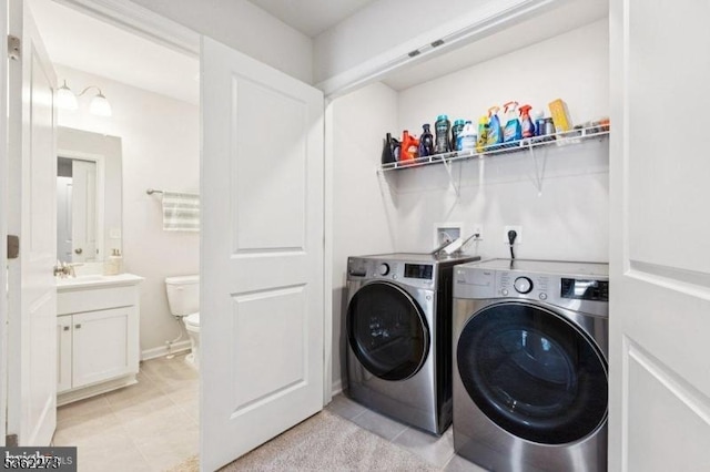51 Peregrine Way, Burlington Twp, NJ 08016 - washroom with washing machine and dryer