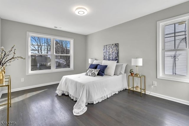 28 Kenmore Rd, Edison Twp, NJ 08817 - bedroom featuring dark wood-style flooring and baseboards