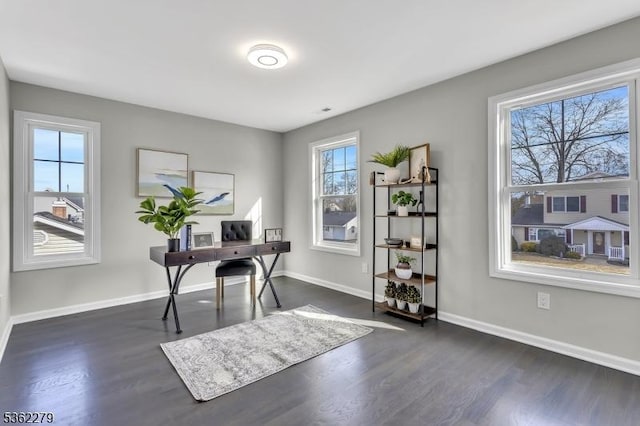 28 Kenmore Rd, Edison Twp, NJ 08817 - office space with dark wood-style floors and baseboards