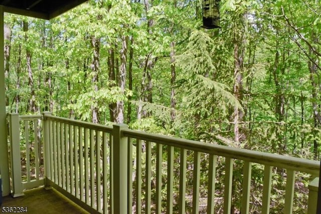 9B Foxwood Dr Unit B, Morris Plains Boro, NJ 07950 - balcony with a wooded view