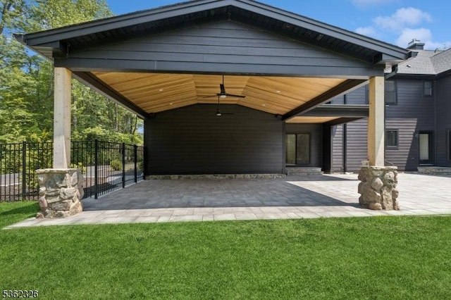 121 Culberson Rd, Bernards Twp, NJ 07920 - view of car parking featuring ceiling fan