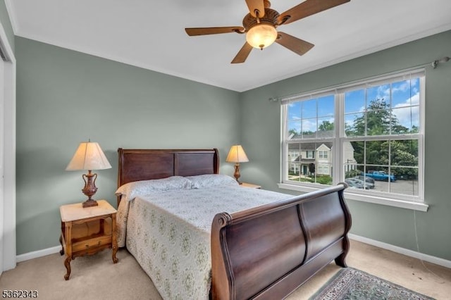 70 River Birch Cir, Montgomery Twp, NJ 08540 - bedroom with light carpet and ceiling fan