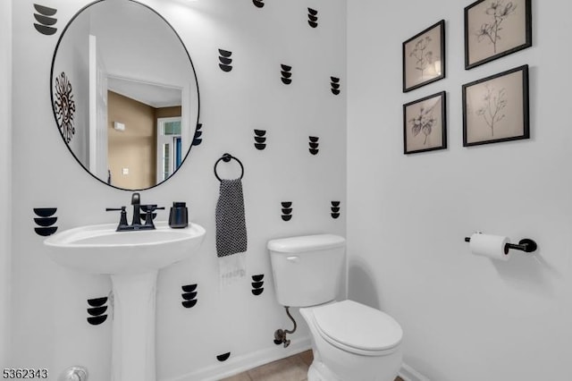 70 River Birch Cir, Montgomery Twp, NJ 08540 - bathroom with toilet and tile patterned flooring
