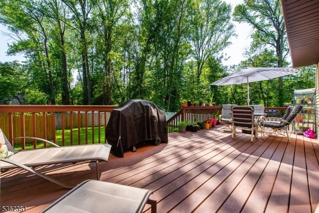 40 Riveredge Dr, Fairfield Twp, NJ 07004 - deck featuring outdoor dining space and area for grilling