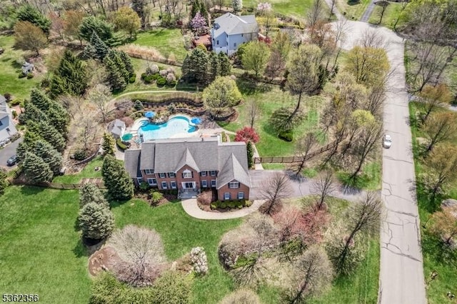 15 Middlesworth Farm Rd, Washington Twp, NJ 07853 - view from above of property with a pool area