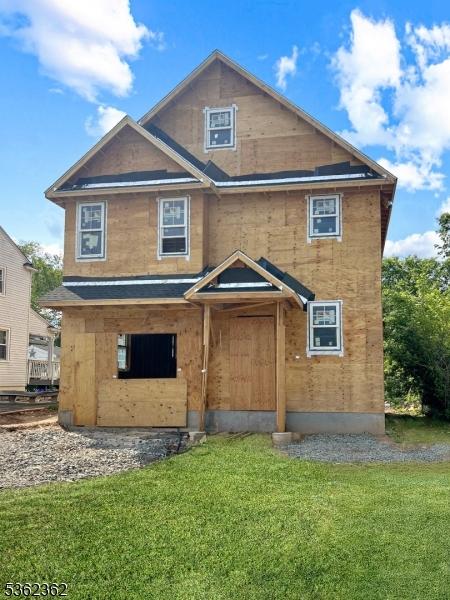 44 Brooklake Rd, Madison Boro, NJ 07940 - rear view of property featuring a yard